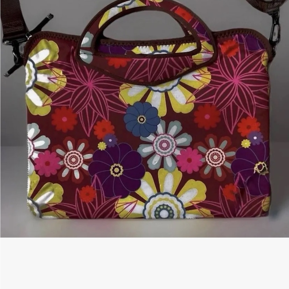 ie Floral Multicolor Women’s Tote Bag 16” neoprene - Picture 4 of 6